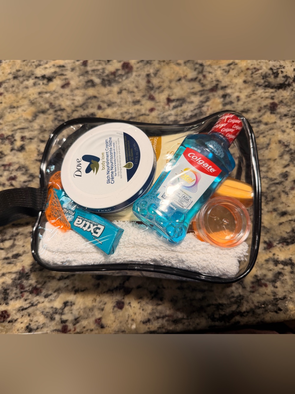 Travel Pack with Dove Cream (Blue)